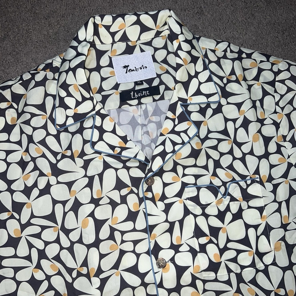 TOMBOLO x T. Heinz "Sunny Disposition" Men's size XL Cabana Leisure Shirt